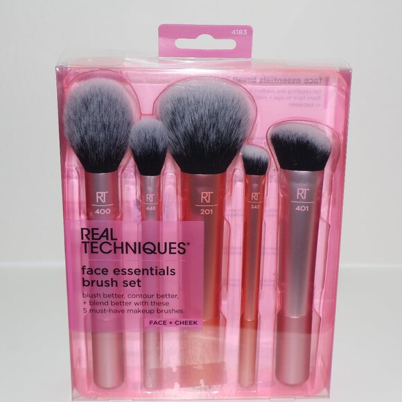 Real Techniques Face Essentials 5pc Brush Set – New - Picture 1 of 5